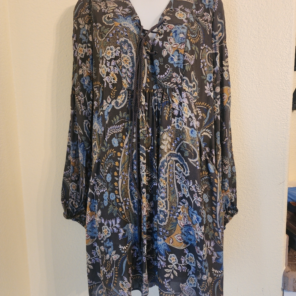 Free People Rain or Shine Mini Dress